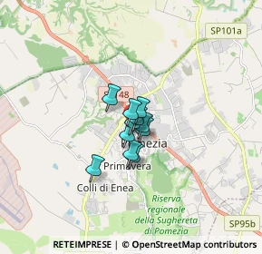 Mappa Via Giuseppe Armellini, 00071 Pomezia RM, Italia (0.75545)