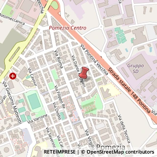 Mappa Viale Dante Alighieri, 74/C, 00071 Pomezia, Roma (Lazio)