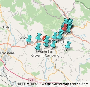Mappa Via Porrino, 03025 Porrino FR, Italia (6.598)