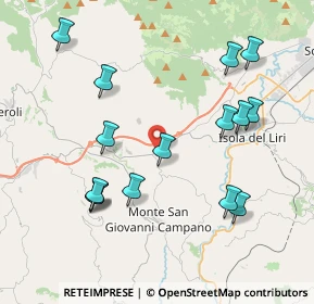 Mappa Via Porrino, 03025 Porrino FR, Italia (4.49867)