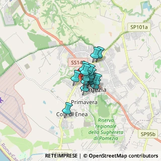 Mappa Via Giacomo Matteotti, 00071 Pomezia RM, Italia (0.76267)