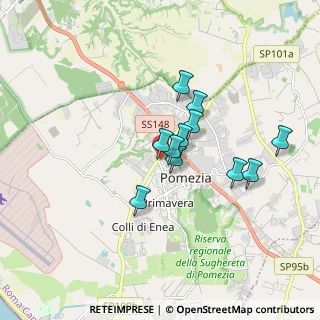 Mappa Via Giacomo Matteotti, 00071 Pomezia RM, Italia (1.40182)
