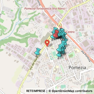 Mappa Via Giacomo Matteotti, 00071 Pomezia RM, Italia (0.3375)
