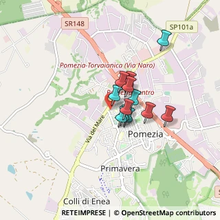 Mappa Via Giacomo Matteotti, 00071 Pomezia RM, Italia (0.58333)