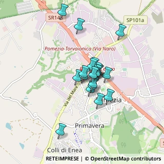 Mappa Via Giacomo Matteotti, 00071 Pomezia RM, Italia (0.6345)