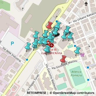 Mappa Via Giacomo Matteotti, 00071 Pomezia RM, Italia (0.08276)