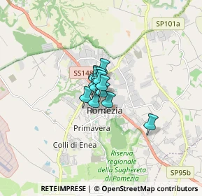 Mappa Via U. Foscolo, 00071 Pomezia RM, Italia (0.61786)