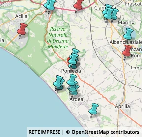 Mappa Via Boccaccio, 00071 Pomezia RM, Italia (8.7545)