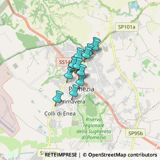 Mappa Via Boccaccio, 00071 Pomezia RM, Italia (0.99769)