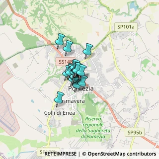 Mappa Via Boccaccio, 00071 Pomezia RM, Italia (0.754)