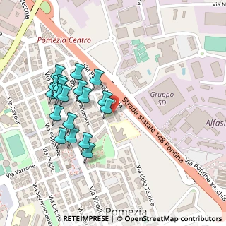 Mappa Via Boccaccio, 00071 Pomezia RM, Italia (0.252)