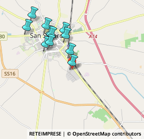 Mappa VIA TAURISANI, 71016 San Severo FG, Italia (1.97636)