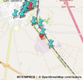 Mappa VIA TAURISANI, 71016 San Severo FG, Italia (1.383)