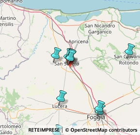 Mappa VIA TAURISANI, 71016 San Severo FG, Italia (18.19818)