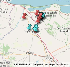 Mappa VIA TAURISANI, 71016 San Severo FG, Italia (10.323)