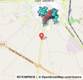 Mappa SP 109, 71016 San Severo FG, Italia (1.089)