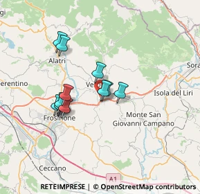 Mappa Contrada Sant'Anastasia, 03029 Veroli FR, Italia (5.94667)