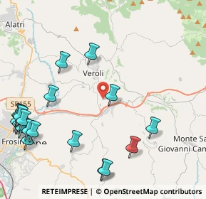 Mappa Contrada Sant'Anastasia, 03029 Veroli FR, Italia (6.06)