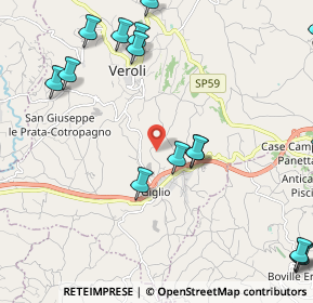 Mappa Contrada Sant'Anastasia, 03029 Veroli FR, Italia (3.0425)