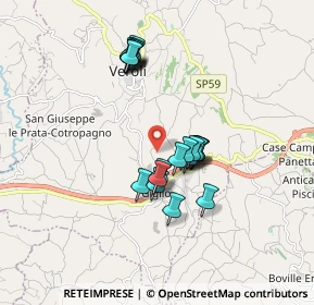 Mappa Contrada Sant'Anastasia, 03029 Veroli FR, Italia (1.553)