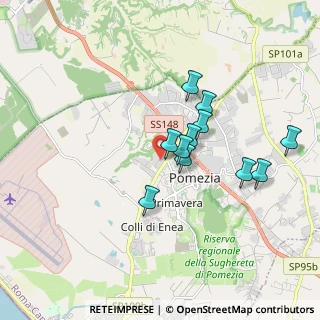 Mappa Via Industria, 00071 Pomezia RM, Italia (1.56818)