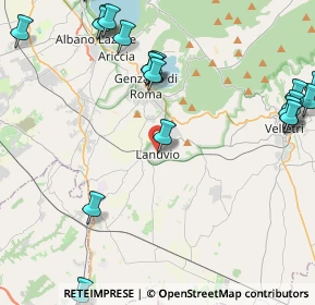 Mappa Viale Alcide de Gasperi, 00075 Lanuvio RM, Italia (6.1165)