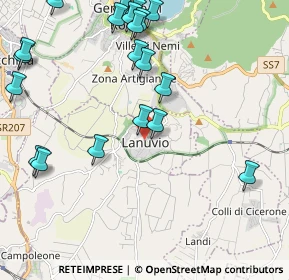 Mappa Viale Alcide de Gasperi, 00075 Lanuvio RM, Italia (2.75)