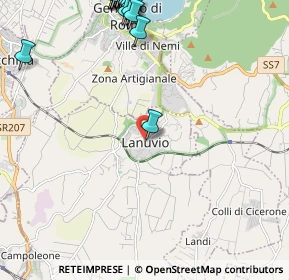 Mappa Viale Alcide de Gasperi, 00075 Lanuvio RM, Italia (3.4265)