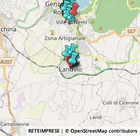 Mappa Viale Alcide de Gasperi, 00075 Lanuvio RM, Italia (2.0455)