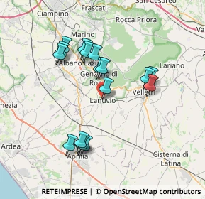 Mappa Viale Alcide de Gasperi, 00075 Lanuvio RM, Italia (7.35118)