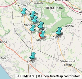 Mappa Viale Alcide de Gasperi, 00075 Lanuvio RM, Italia (6.63786)