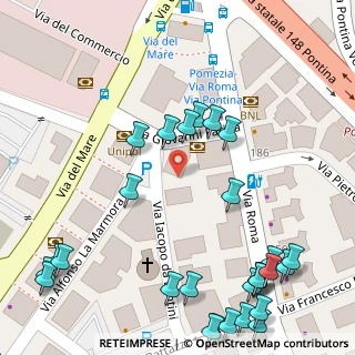 Mappa Piazza Federico II, 00071 Pomezia RM, Italia (0.07143)