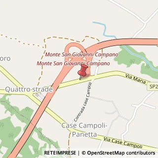 Mappa Contrada Case Campoli, 03029 Veroli, Frosinone (Lazio)