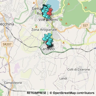 Mappa Via Marcantonio Colonna, 00040 Lanuvio RM, Italia (2.0545)