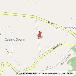 Mappa Via San Cristoforo, 24, 03029 Veroli, Frosinone (Lazio)