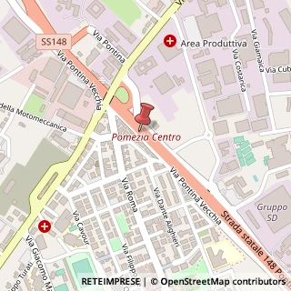 Mappa Via Pontina Vecchia, 18, 00071 Pomezia, Roma (Lazio)