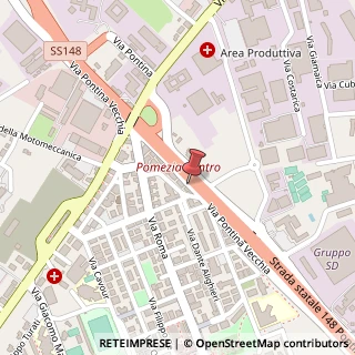 Mappa Via Pontina Vecchia, 56, 00071 Pomezia, Roma (Lazio)