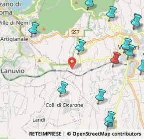 Mappa 00045 Velletri RM, Italia (3.20933)