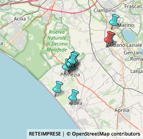 Mappa Via Cuba, 00071 Area Produttiva RM, Italia (4.51417)