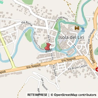 Mappa Via San Lorenzo, 4, 03036 Isola del Liri, Frosinone (Lazio)