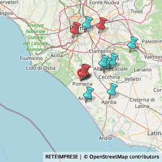 Mappa Via Pontina Vecchia, 00071 Area Produttiva RM, Italia (12.6575)