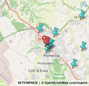 Mappa Via Pontina Vecchia, 00071 Area Produttiva RM, Italia (1.53636)