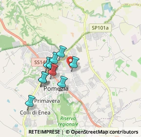 Mappa Via Campobello, 00040 Pomezia RM, Italia (1.51273)