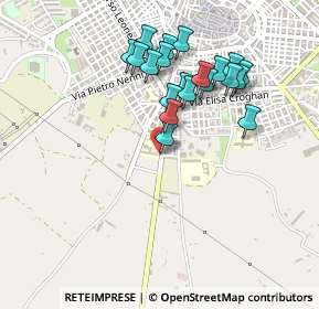 Mappa Via Bartolo Longo, 71016 San Severo FG, Italia (0.4615)