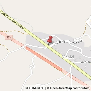 Mappa Via San Rocco, 2, 03030 Vicalvi, Frosinone (Lazio)