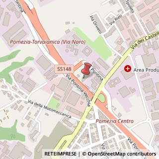 Mappa Via Pontina, 5, 00040 Pomezia, Roma (Lazio)