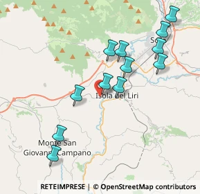 Mappa Via Madonna della Neve, 03030 Castelliri FR, Italia (4.1825)