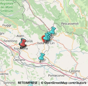 Mappa Via Madonna della Neve, 03030 Castelliri FR, Italia (13.83182)