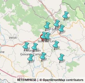 Mappa Via Madonna della Neve, 03030 Castelliri FR, Italia (6.58417)
