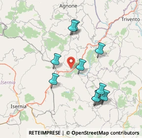 Mappa Via Municipio, 86097 Chiauci IS, Italia (7.80909)